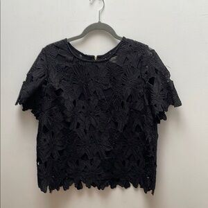 Elegant Black Lace Top